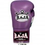 Raja Boxing "Single" Боксерские Перчатки Тайский Бокс Шнурки Purple-Green